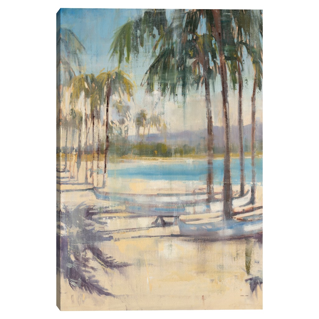 Ocean Palms by Joseph Cates Canvas Art Print