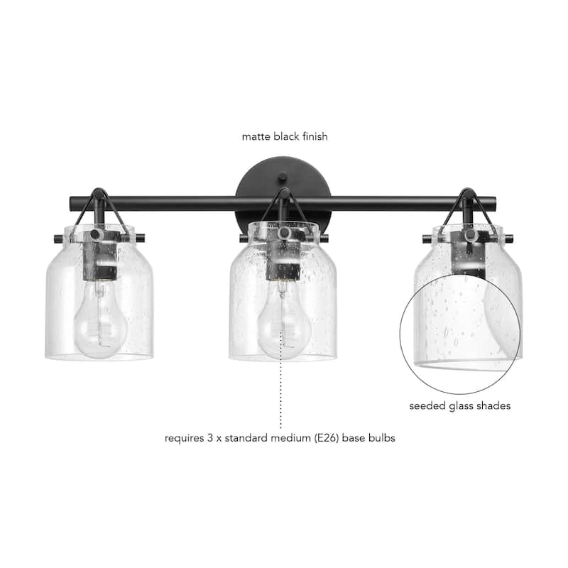 Globe Electric 91009587 Helm 3 Light 22" Wide Vanity Light