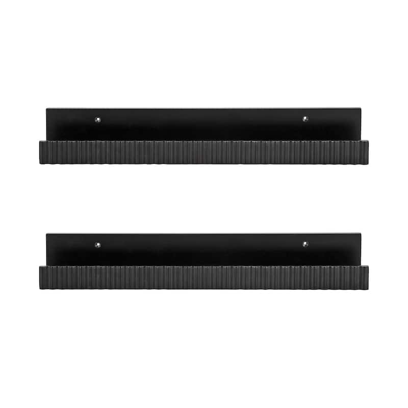 Kate and Laurel Furrow Ledge Shelf Set.