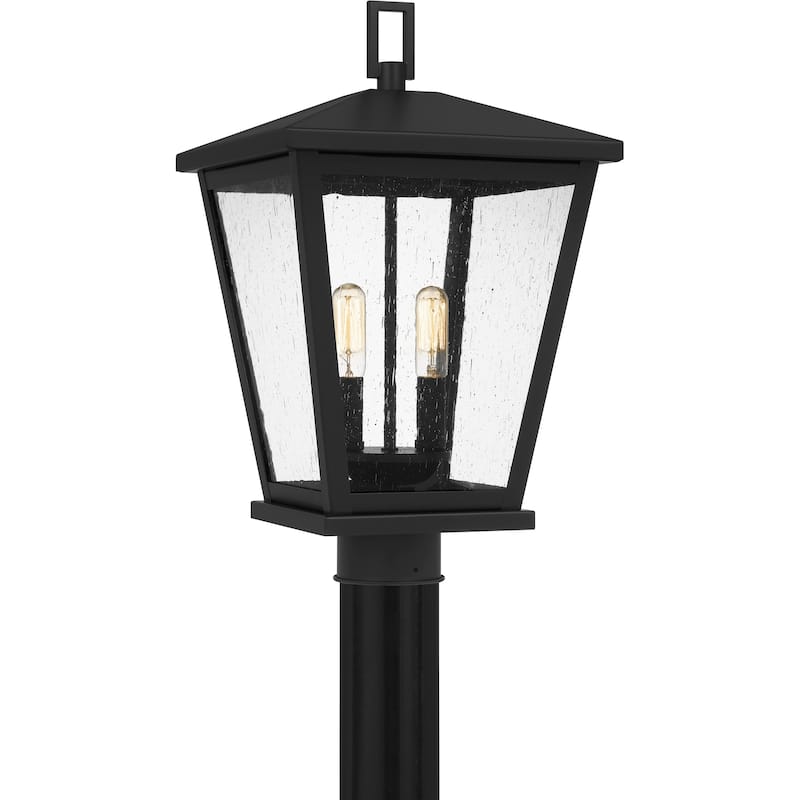 Joffrey Outdoor Post Lantern - Matte Black