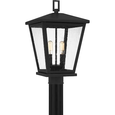 Joffrey Outdoor Post Lantern - Matte Black