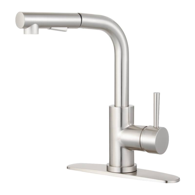 Concord Single-Handle Pull-Out Kitchen Faucet - Brushed Nickel