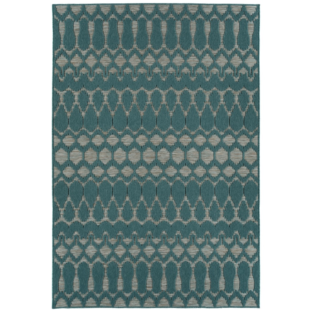 Kaleen Cove Collection Indoor Outdoor Polypropylene Area Rug