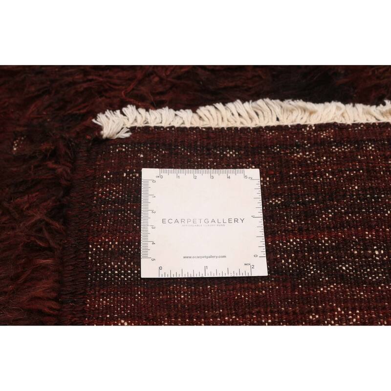 ECARPETGALLERY Hand-knotted Marrakech Burgundy Wool Rug - 8'1 x 9'11