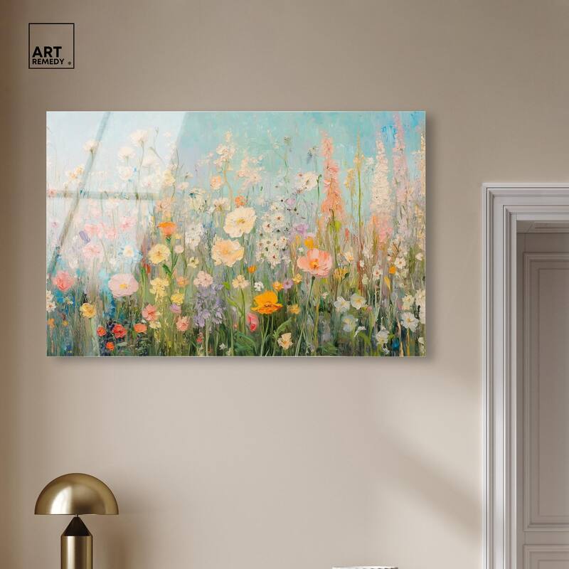 Soft Focus Flora II Acrylic by Art Remedy, Ready to Hang
