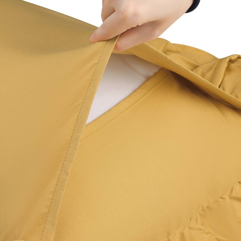 Triple Ruffle Pillowcases, Set of 2 Pillow Covers, Bedding Pillow Shams with Envelope Closure