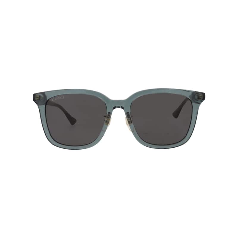 Gucci Square-Frame Recycled Acetate Sunglasses - Green Green Grey - Green - Grey Lens