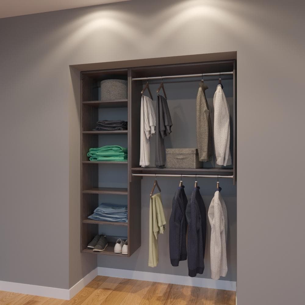 Shop Modular Closets 5 Ft Closet Organizer System 60 Inch
