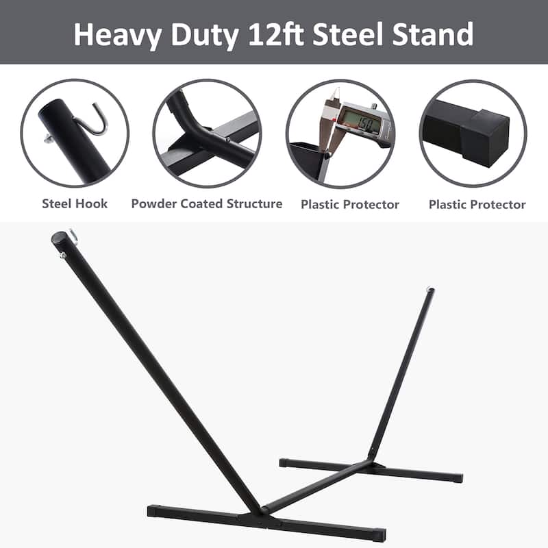 Double Hammock with Stand