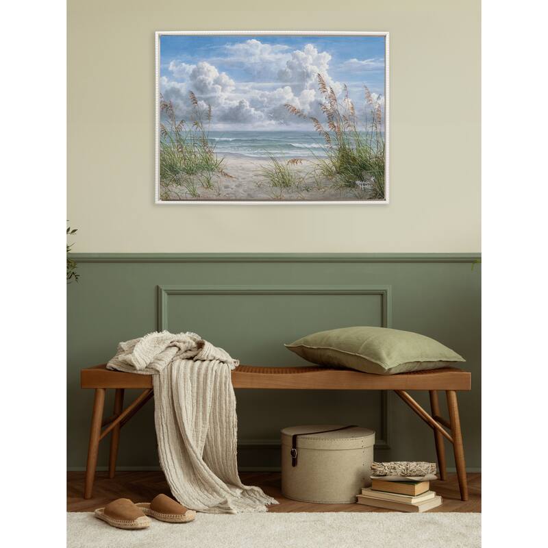 Kate and Laurel Sylvie Beaded Summer Breeze Canvas by Abraham Hunter