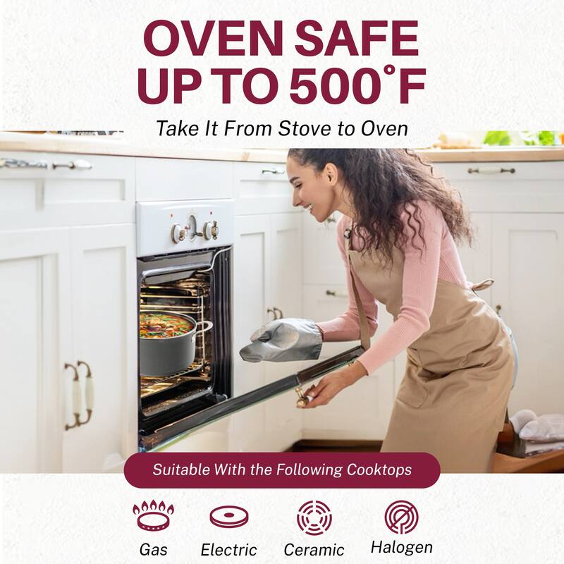 Granitestone Pro Hard Anodized 13 Piece Grey Nonstick Cookware Set