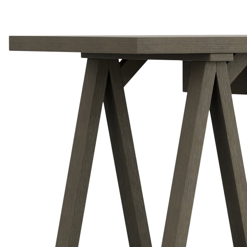 WYNDENHALL Hawkins SOLID WOOD Modern Industrial Writing Office Desk