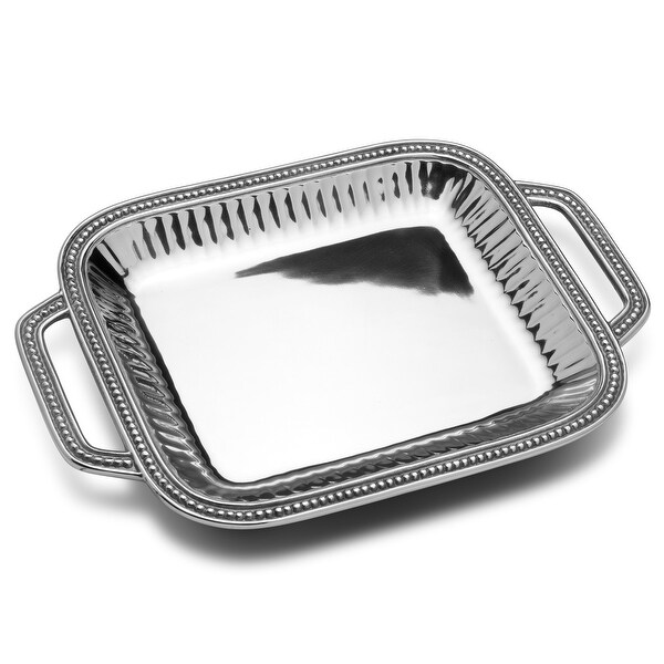 Wilton Armetale Flutes & Pearls Tray
