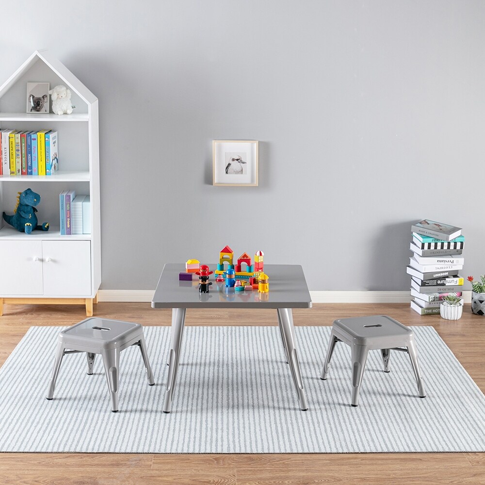 Metal stools for kids clearance