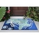 preview thumbnail 17 of 19, Lush Decor Capri Jelly Fish Indoor/Outdoor Rug Ocean