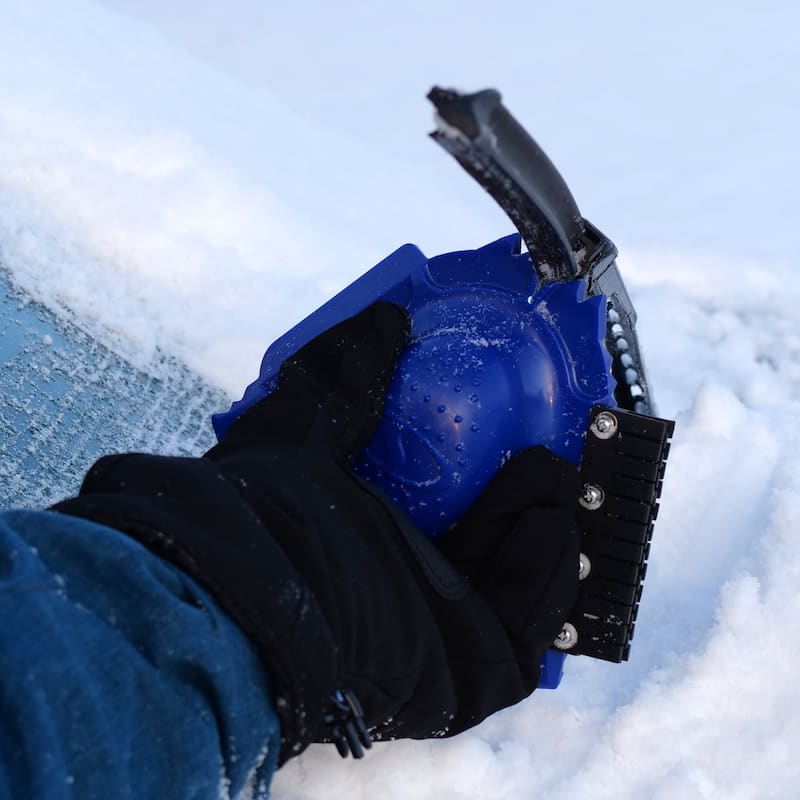 Snow Joe Ice Dozer Ice and Snow Scraper Tool,Squeegee Brush - Squeegee Brush