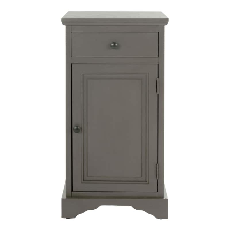 SAFAVIEH Jett Grey Storage Cabinet - 15.9" x 13.8" x 31.5"