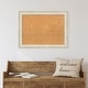 preview thumbnail 17 of 24, Regal Birch Cream Framed Cork Bulletin Memo Board