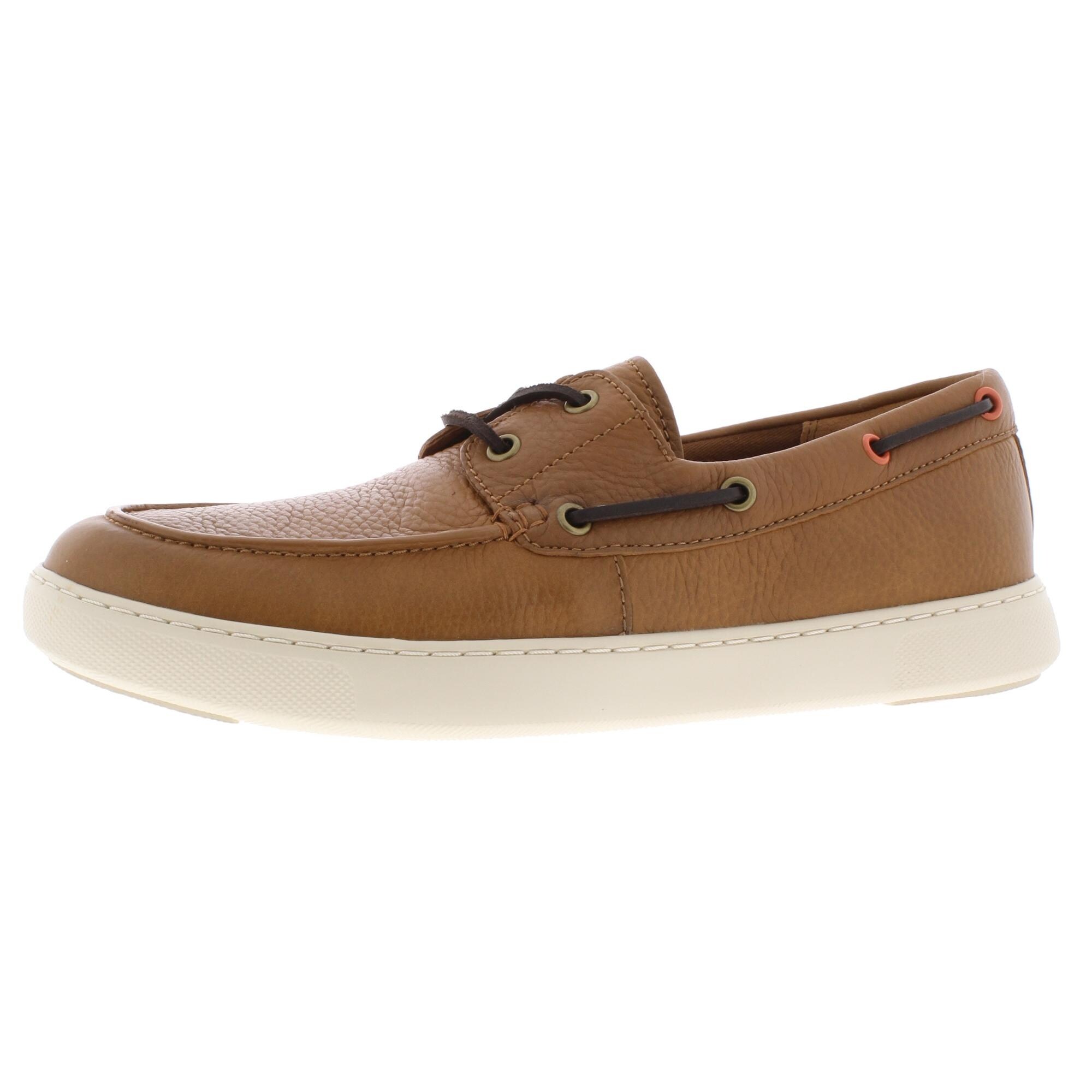 light tan boat shoes