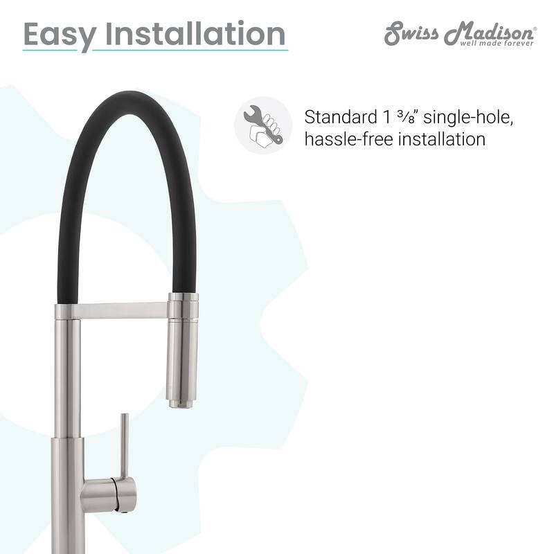 Troyes Single Handle, Pull-Down Kitchen Faucet