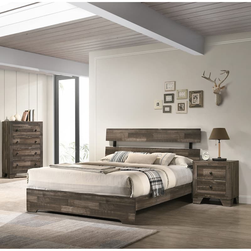 1pc Rustic Four Drawers Storage