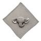 preview thumbnail 3 of 2, Lambs & Ivy Gray Elephant Soft Baby/Child/Toddler Plush Lovey Security Blanket