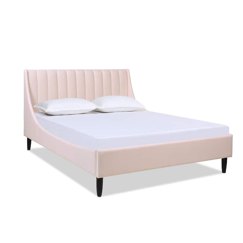Aspen Vertical Tufted Upholstered Platform Bed
