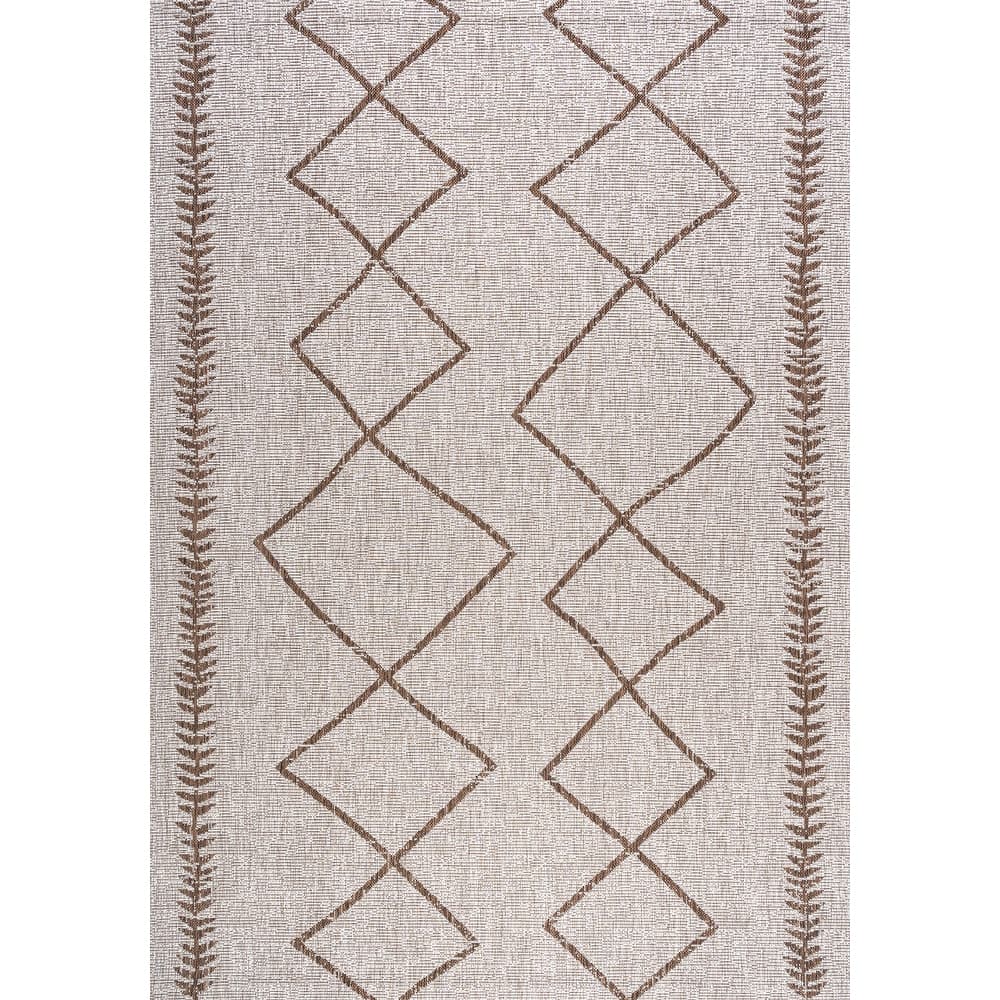 JONATHAN Y Kafel Tribal Diamond Trellis Indoor/Outdoor Area Rug