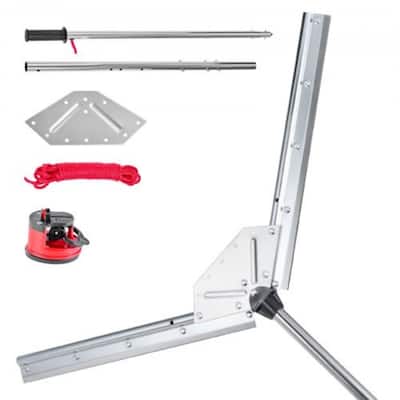 Lake Weed Cutter with 37" Cutting Width and Steel Blades - 36.97 x 63.23 x 1.18 in