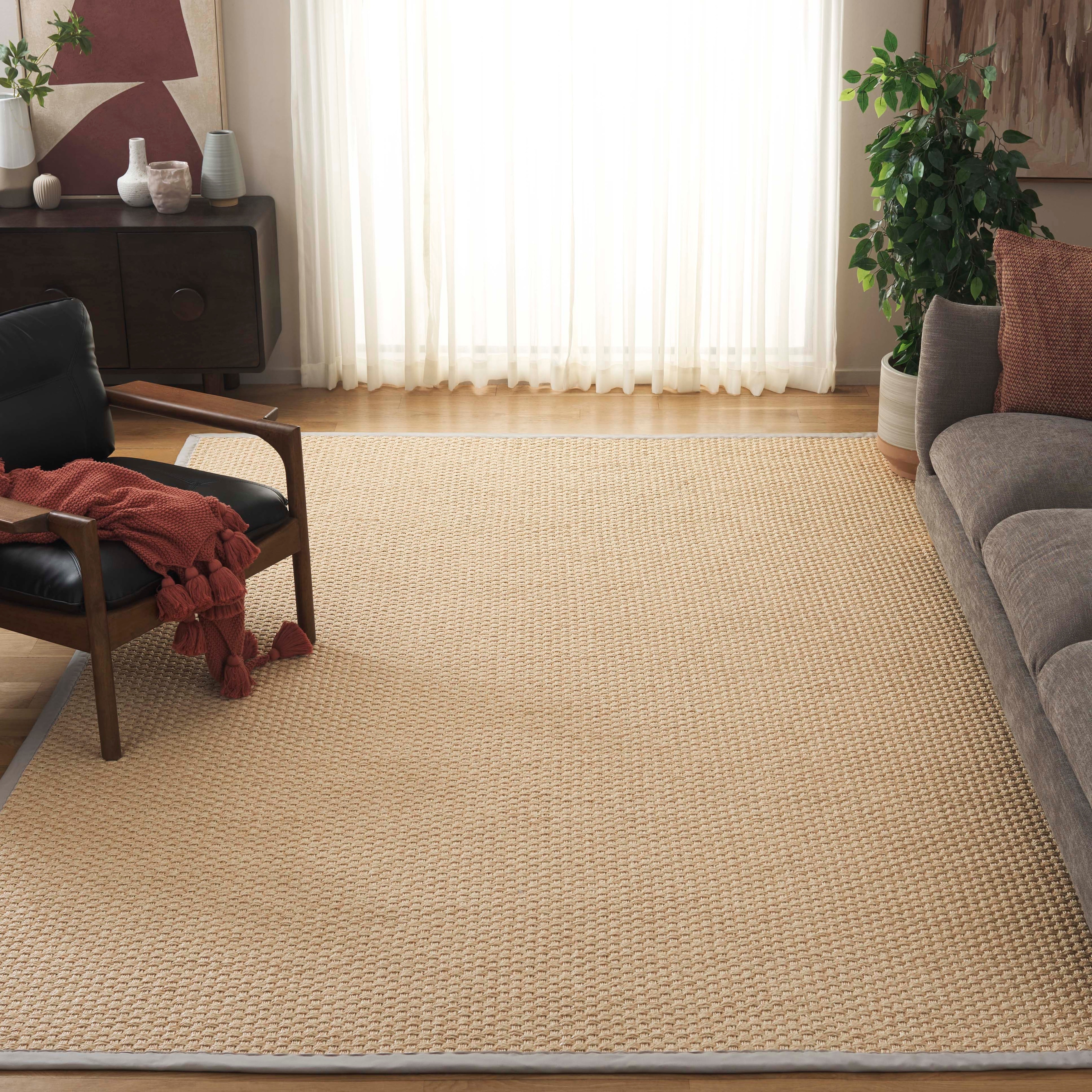 SAFAVIEH Napa Faux Sisal Meret Washable Indoor/Outdoor Rug - Weather Resistant & Easy Cleaning