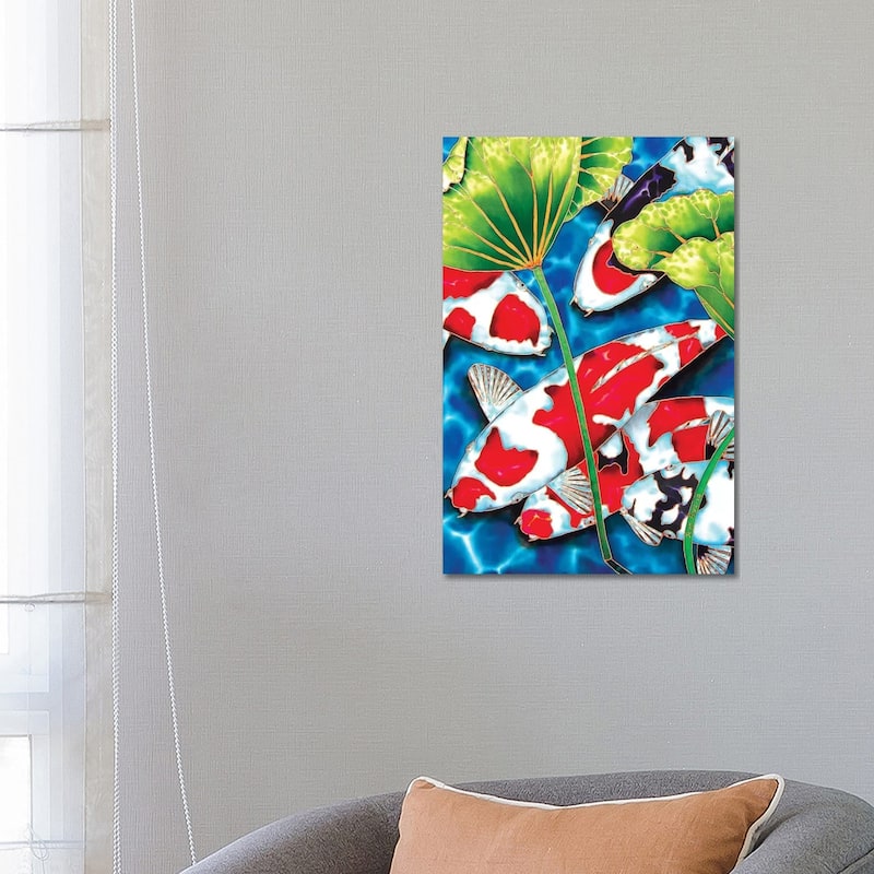 iCanvas "Lotus Garden" by Daniel Jean-Baptiste Canvas Print - 26x18x1.5