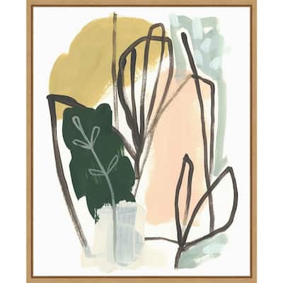 Tropical Abstract I by June Erica Vess Framed Canvas Art