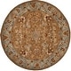 preview thumbnail 30 of 46, SAFAVIEH Handmade Heritage Traditional Brown/ Blue Wool Rug 6' Round - Beige/Blue - Round