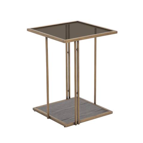 Emma Ash & Glass Side Table by Inspire Me! Home Decor