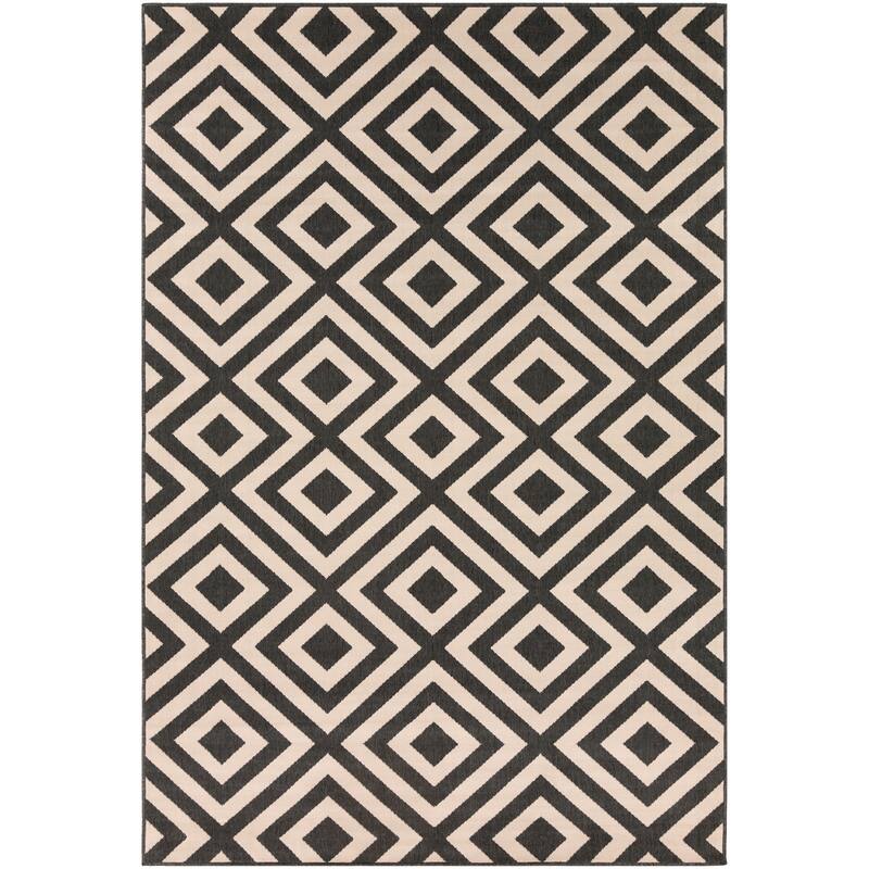 Livabliss Alvise Transitional Geometric Indoor/ Outdoor Area Rug