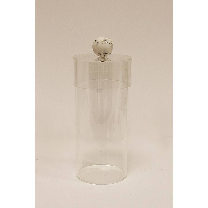 Acrylic Canister with Marble Ball Knob (3 Sizes) - Large
