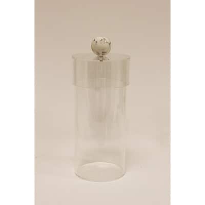 Acrylic Canister with Marble Ball Knob (3 Sizes)