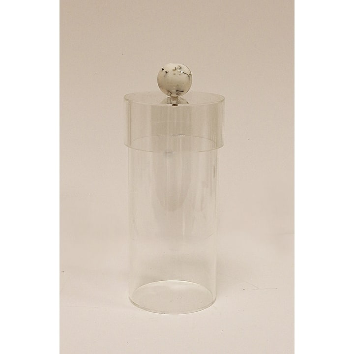 Acrylic Canister with Marble Ball Knob (3 Sizes)