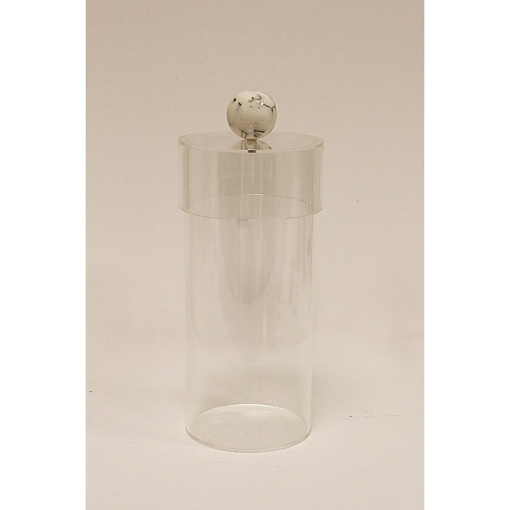 Acrylic Canister with Marble Ball Knob (3 Sizes)