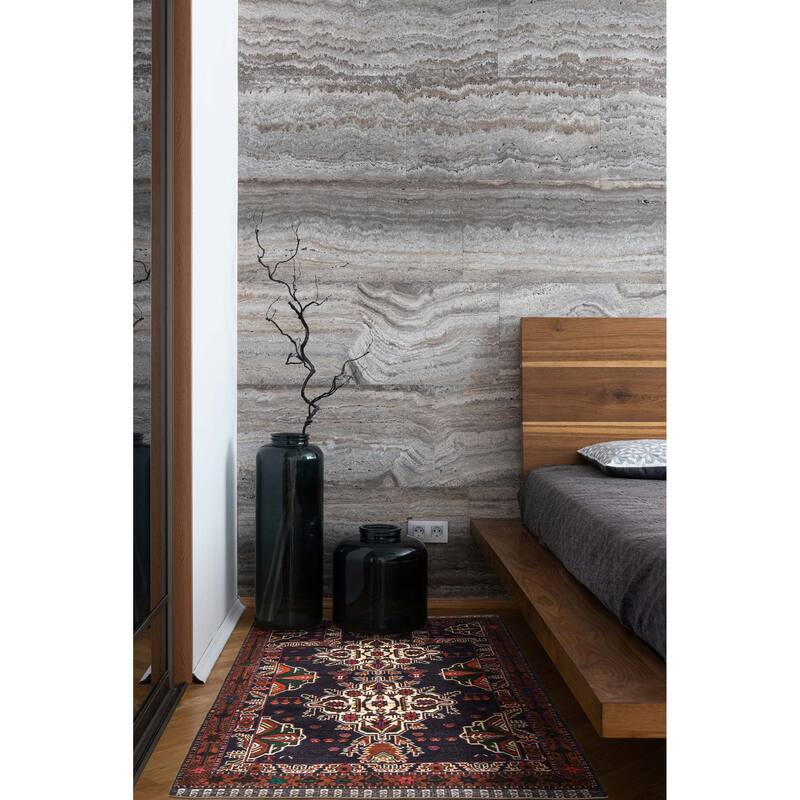Teimani Navy Rug 2'9" x 4'4" - 2'9 x 4'4