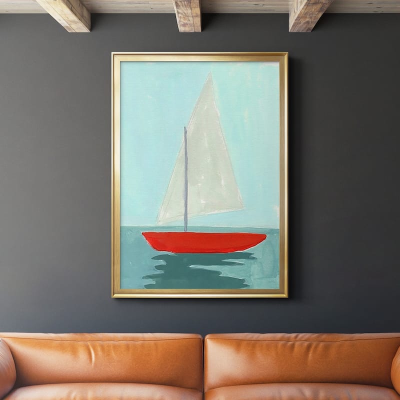 Small Sail II Premium Framed Print - Ready to Hang