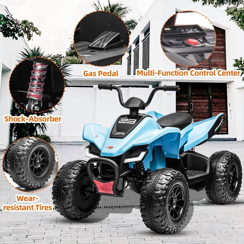 Kids Ride on ATV, 24V Battery Powered Kids Electric Vehicle