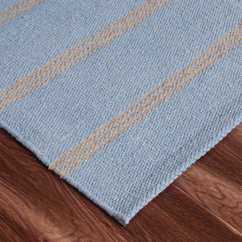 Sevita Striped Jute Area Rug