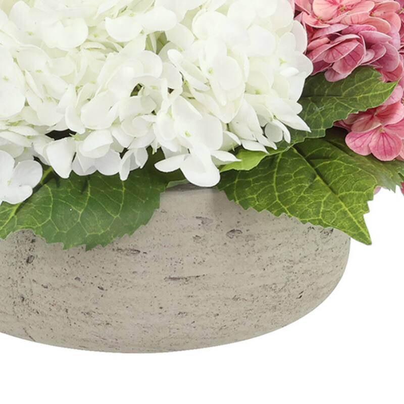 Modern Centerpiece with Orchids and Hydrangeas - 15