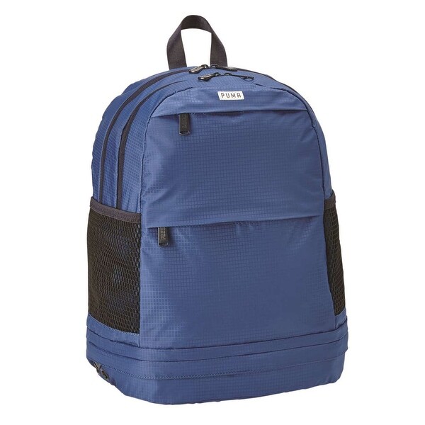 Fashion Shoe Pocket Backpack - Palace Blue - Palace Blue - Overstock ...
