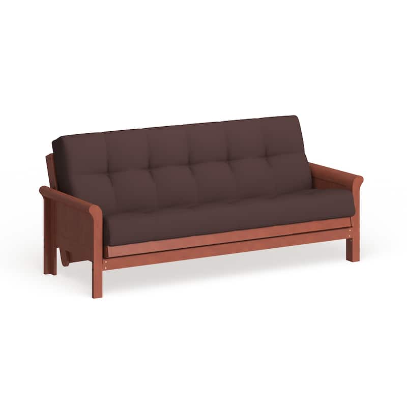 10-inch Thick Twill Futon Mattress (Twin, Full, or Queen)