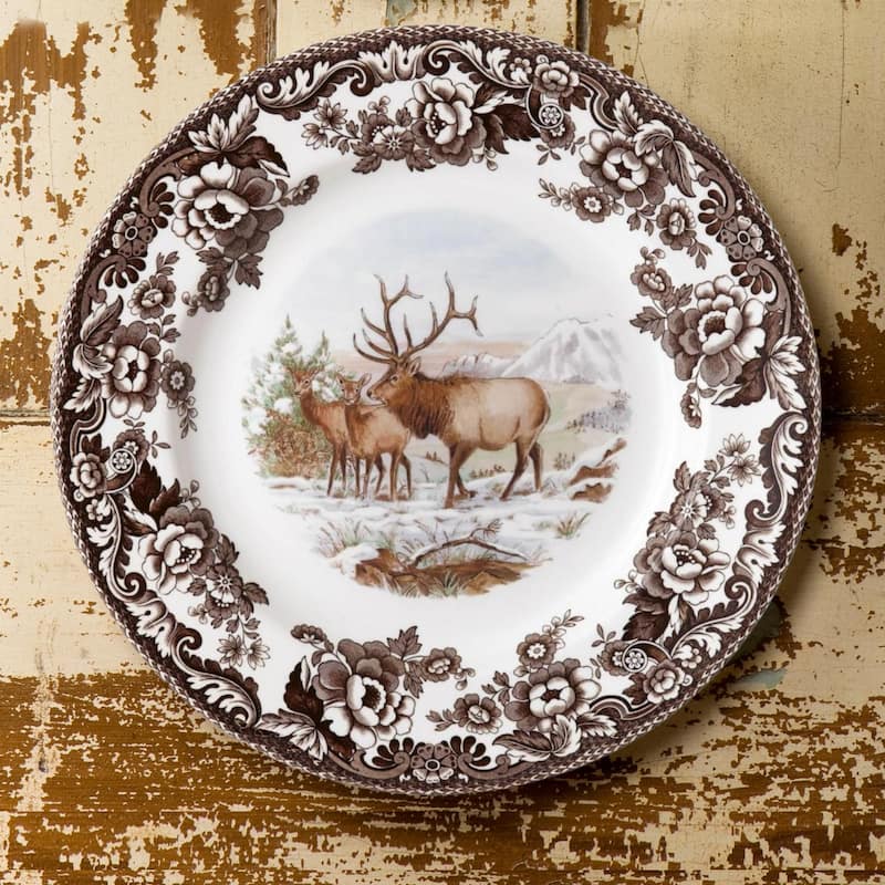 Spode Woodland Dinner Plate Animal Motifs