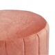 preview thumbnail 47 of 55, Furniture R Modern Solid Color Velvet Ottoman