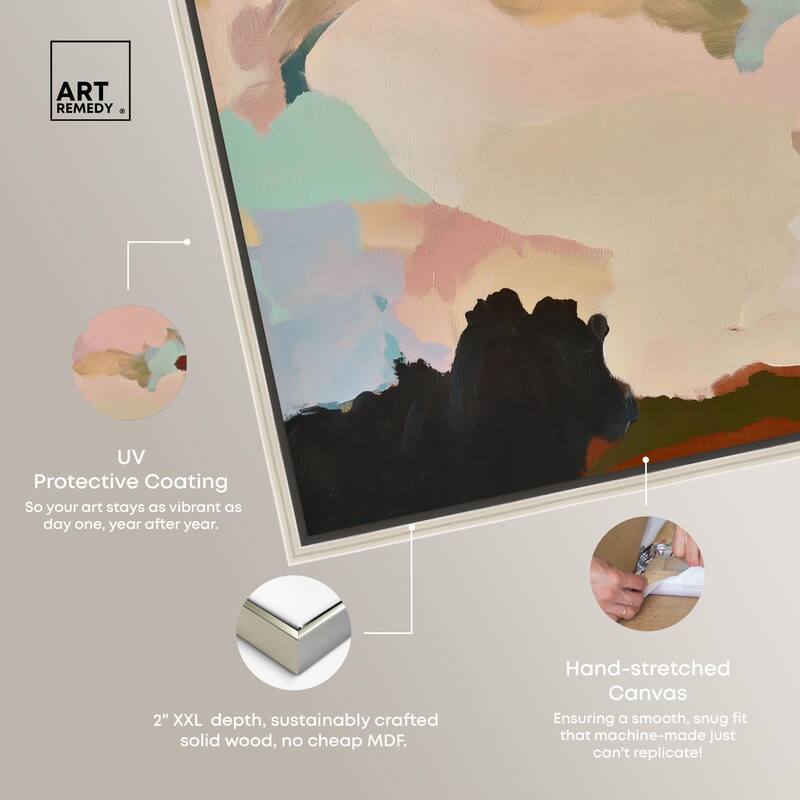 Brushed Beauty I Canvas by Art Remedy