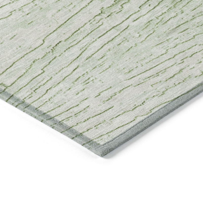 HomeRoots Striped Transitional Rectangle Outdoor Rug